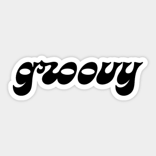 groovy font 1 Sticker